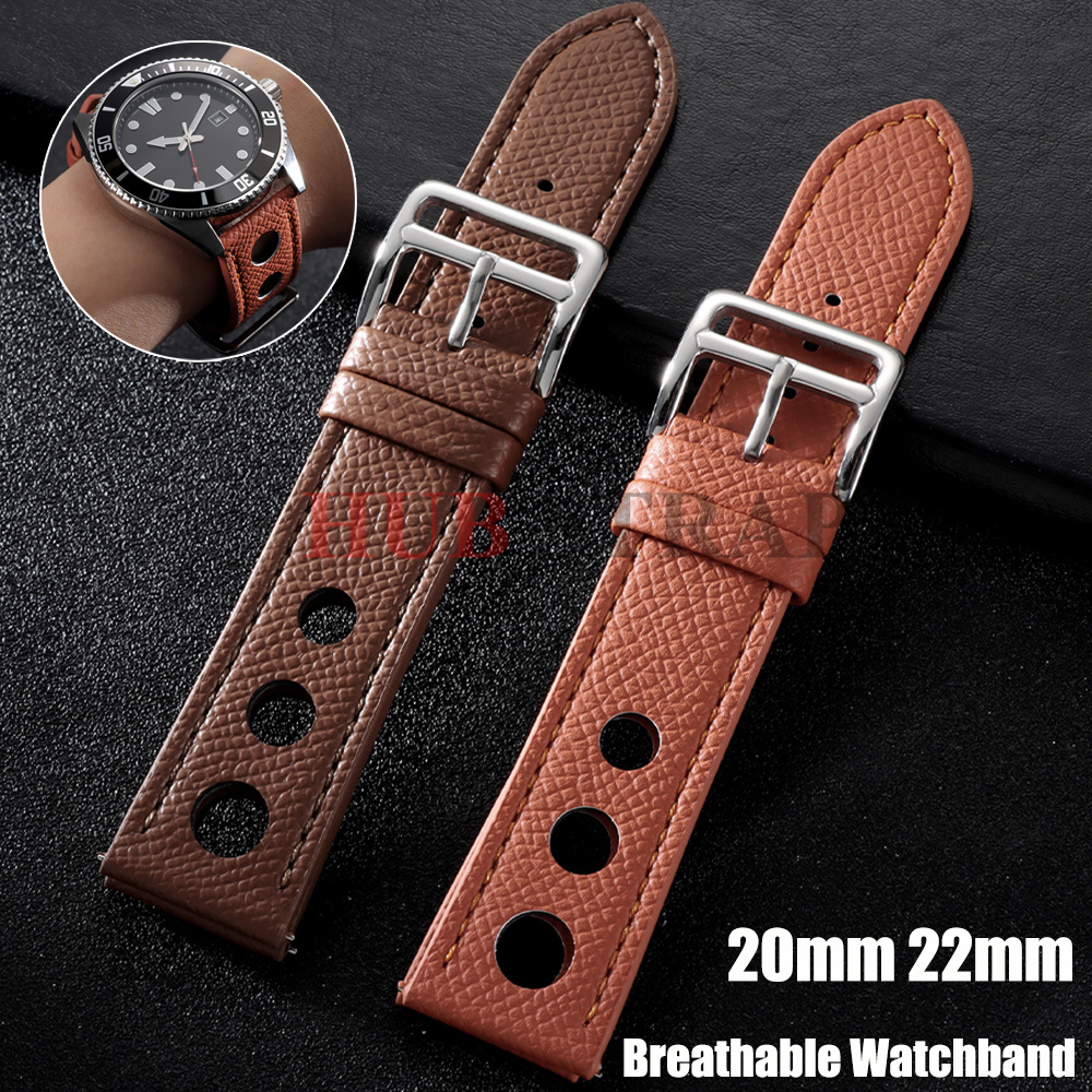 Vintage Fashion Tags - 20mm 22mm Cowhide WatchStrap Business Bracelet