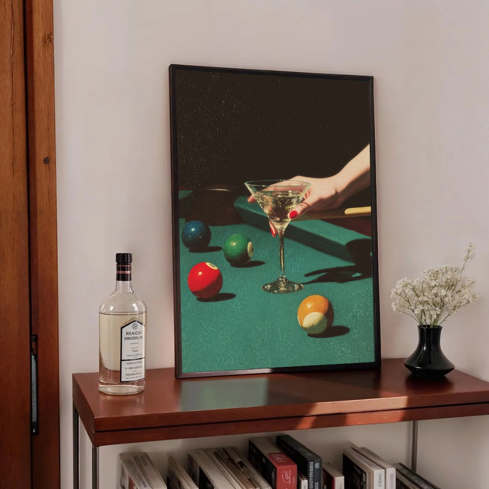 1pc Vintage Billiards Cocktail - огляд і ціна Vintage Fashion Posters