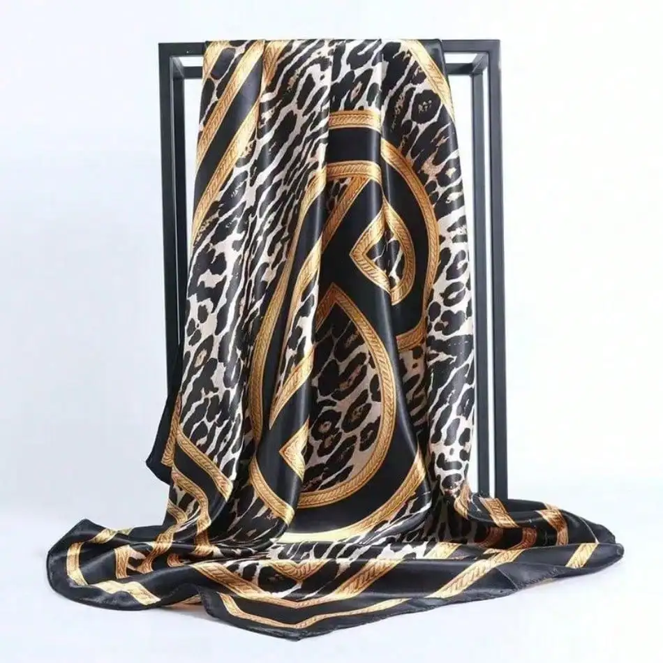 Silk Scarf Scarftop Headwraps  - огляд і ціна Vintage Fashion Hijab