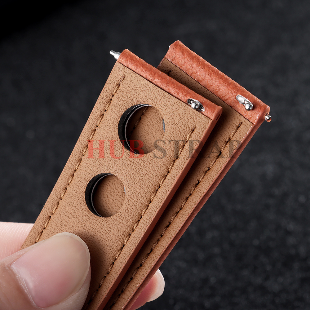 20mm 22mm Cowhide WatchStrap B - огляд і ціна Vintage Fashion Tags