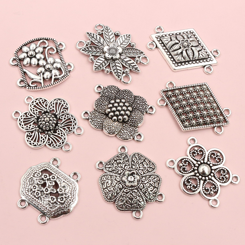 10pcs Antique Silver Color Vin - огляд і ціна Vintage Fashion Jewelry Necklaces