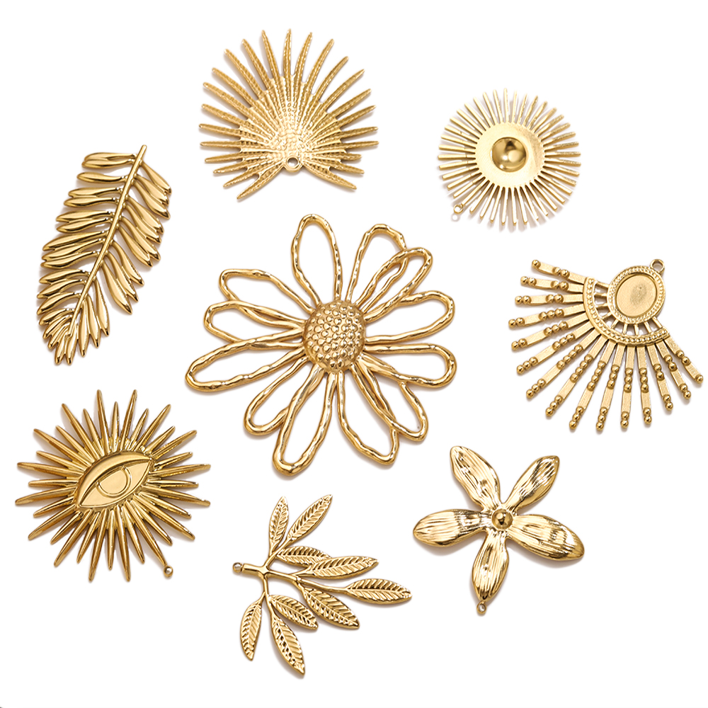 5pcs Stainless Steel Flower Ch - огляд і ціна Vintage Fashion Jewelry Necklaces