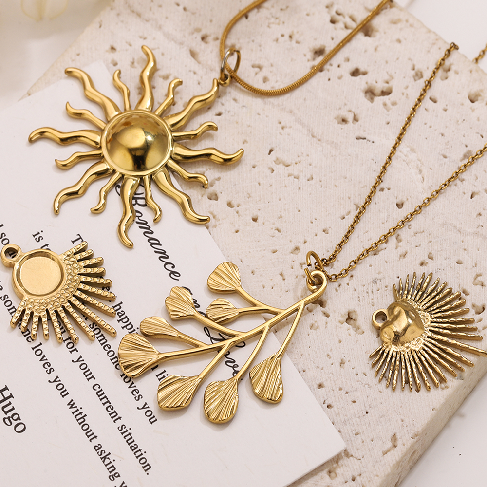5pcs Stainless Steel Flower Ch - огляд і ціна Vintage Fashion Jewelry Necklaces