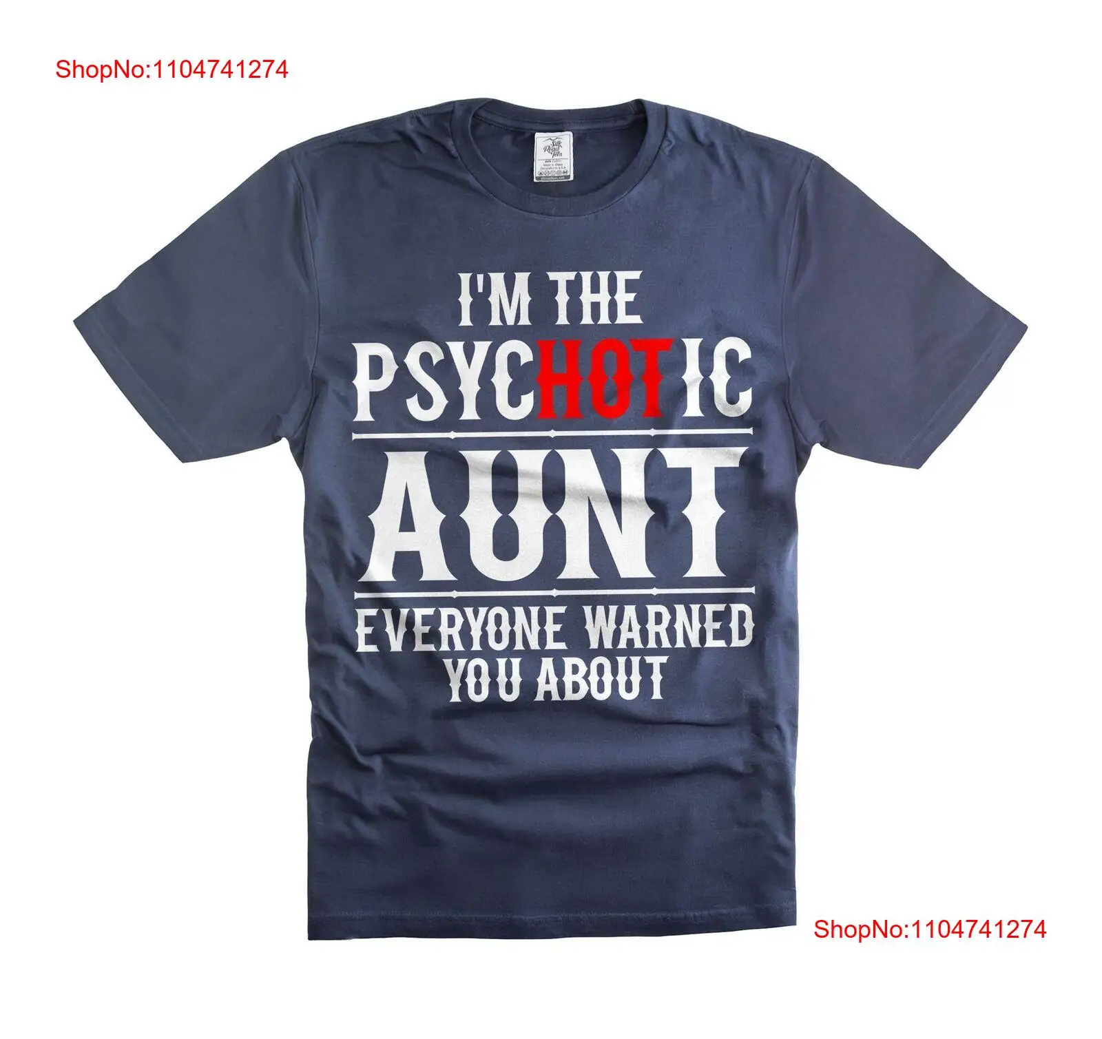 Funny Aunt T Shirt Psychotic H - огляд і ціна Vintage Fashion Meaning