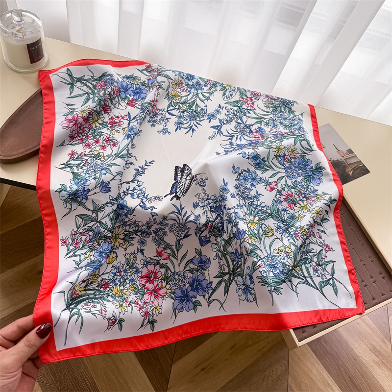 Fashion Square Silk Scarf Vint - огляд і ціна Vintage Fashion Hijab