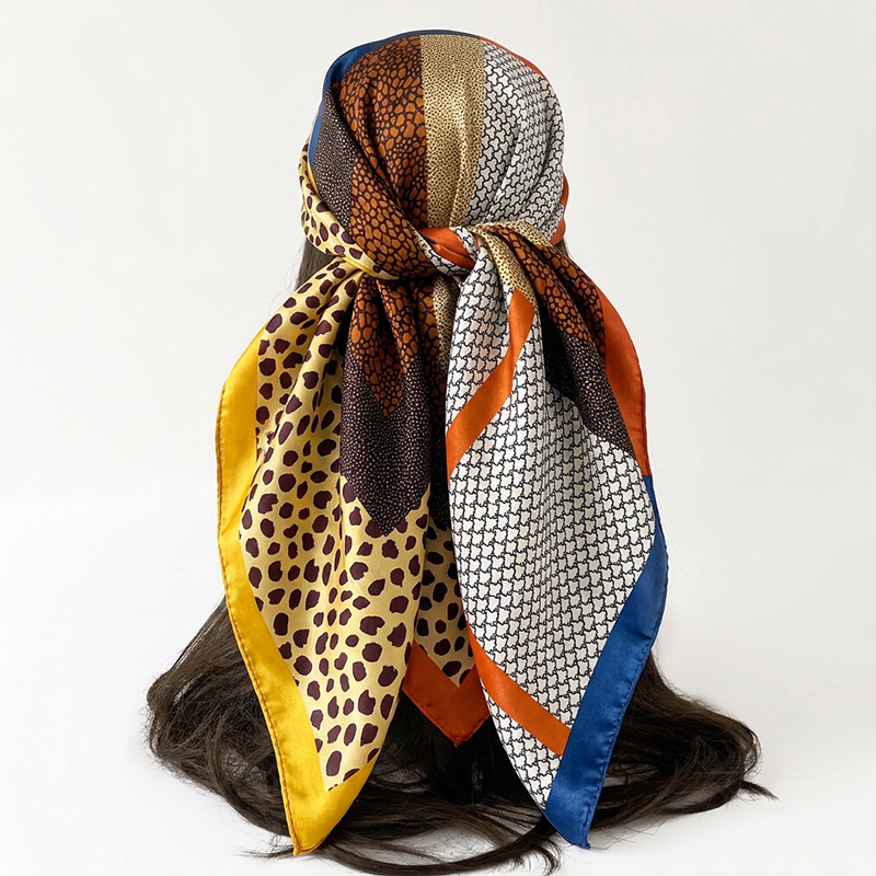Vintage Satin Square Scarf Wom - огляд і ціна Vintage Fashion Hijab