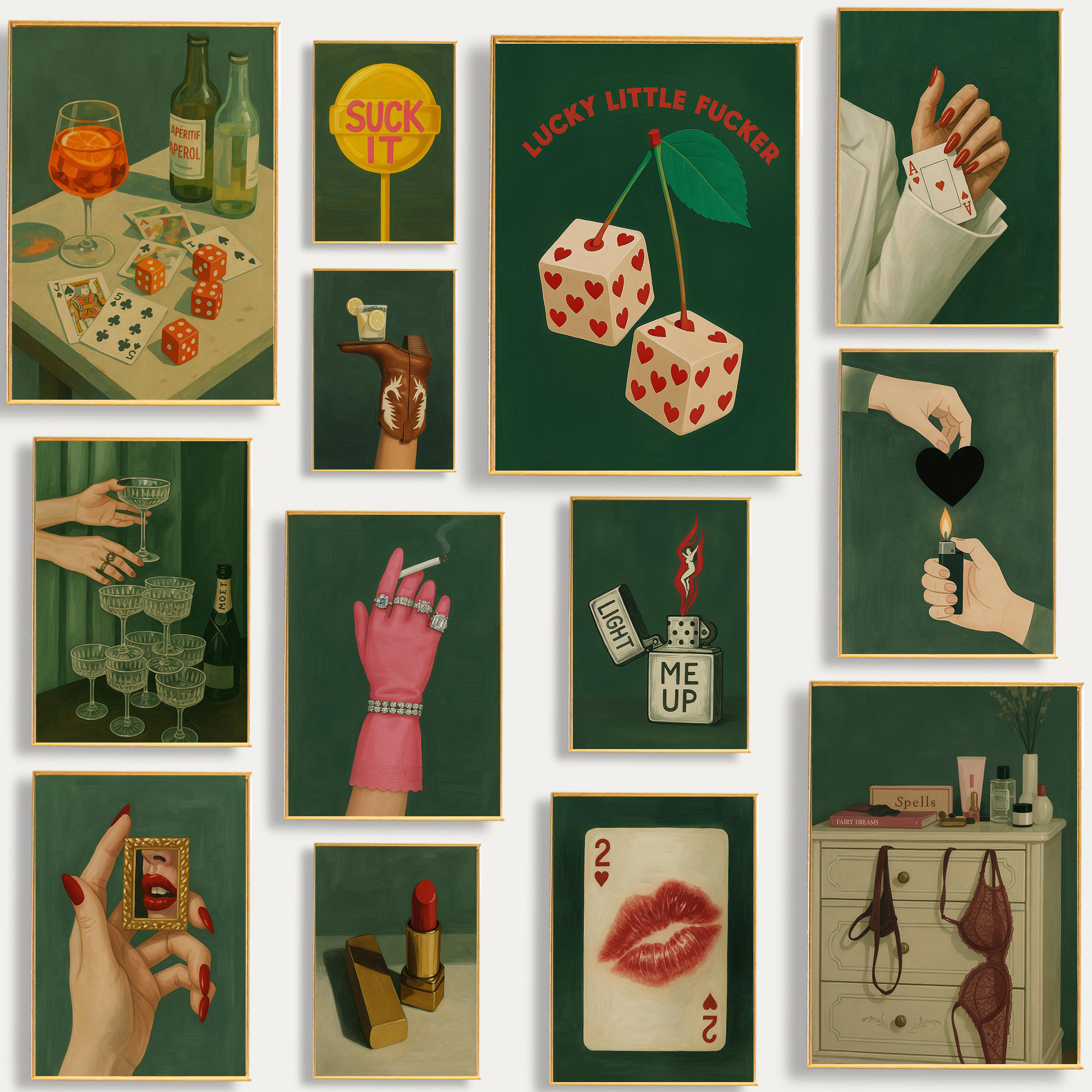 1pc frameless Retro Style Mini - огляд і ціна Vintage Fashion Posters