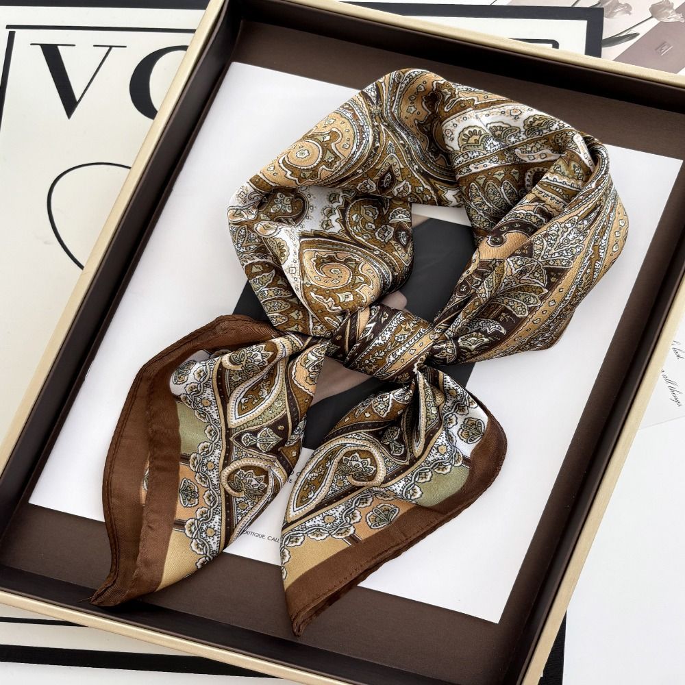 New Luxury Print Imitation Sil - огляд і ціна Vintage Fashion Hijab
