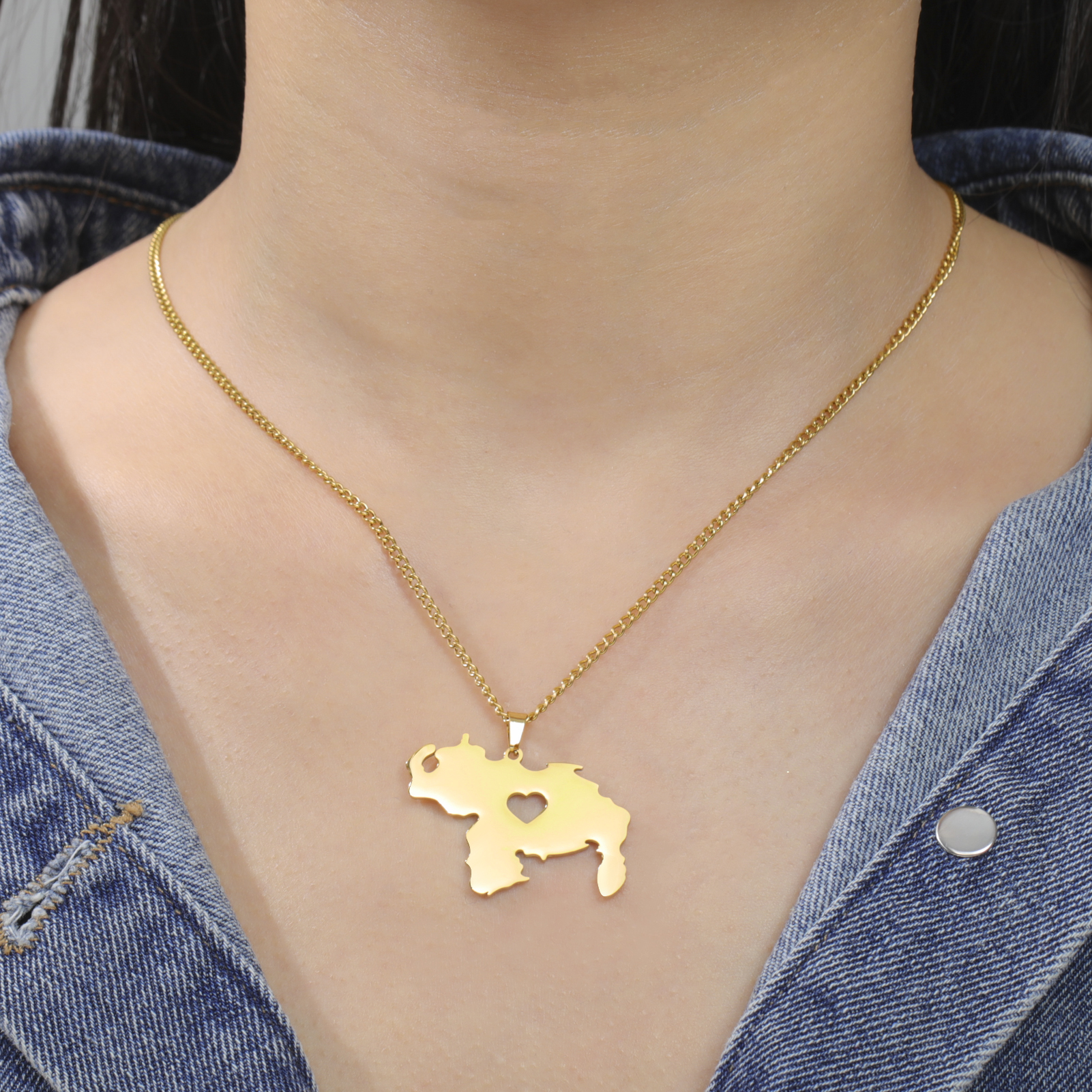 LIKGREAT Venezuela Map Necklac - огляд і ціна Vintage Fashion Meaning