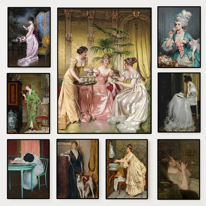 The Renaissance Women Portrait - огляд і ціна Vintage Fashion Posters
