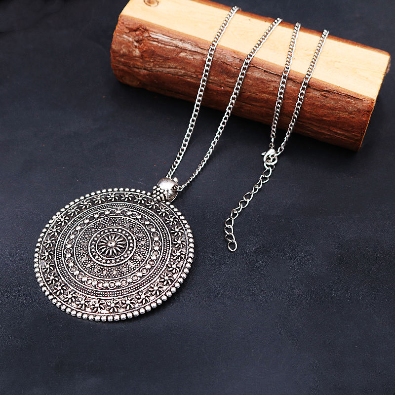1pc Silver Plated Large Mandal - огляд і ціна Vintage Fashion Tags