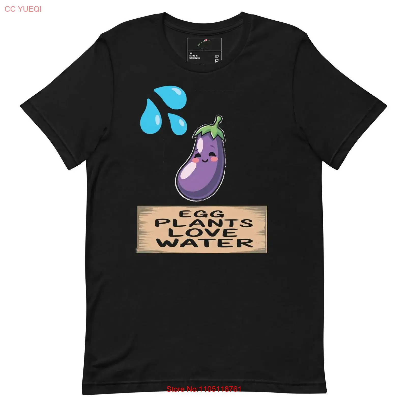 Eggplants Love Water T Shirt F - огляд і ціна Quirky Vintage Fashion