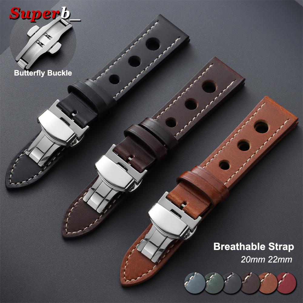 20mm 22mm Vintage Cowhide Leat - огляд і ціна Vintage Fashion Tags