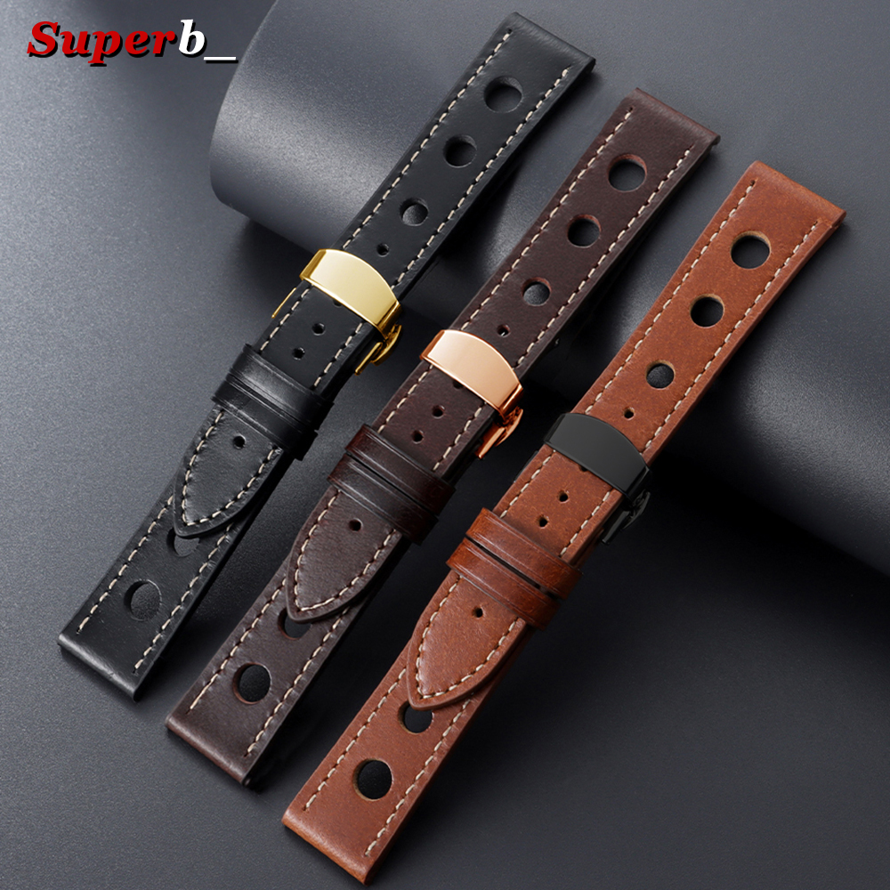 20mm 22mm Vintage Cowhide Leat - огляд і ціна Vintage Fashion Tags
